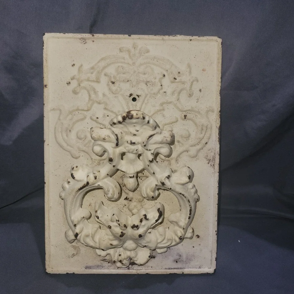 Heavy Antique Cast Iron Sea Dragon Door Knocker